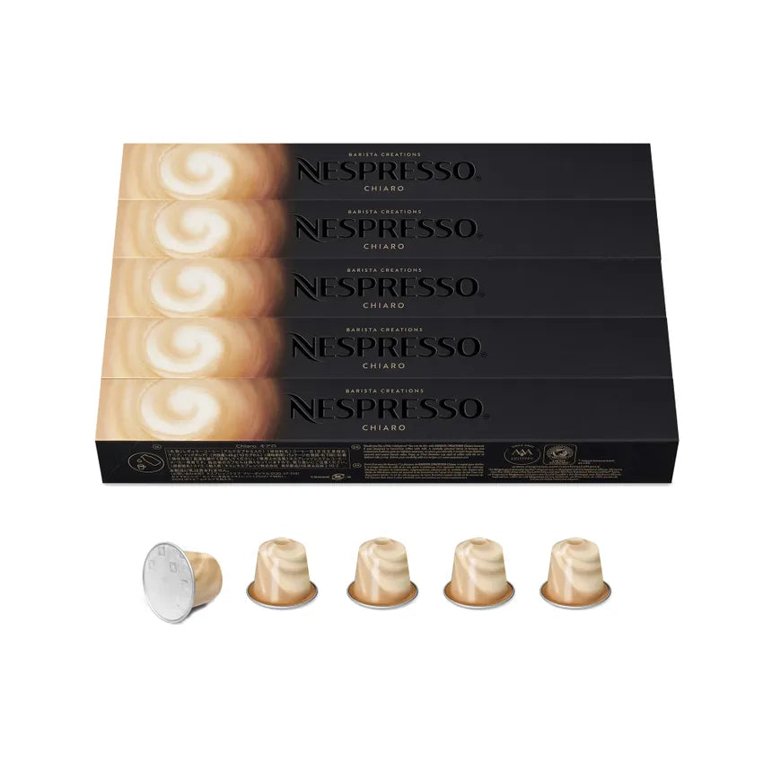 Nespresso Chiaro – Smooth Light Roast Coffee Pods | Pack of 10