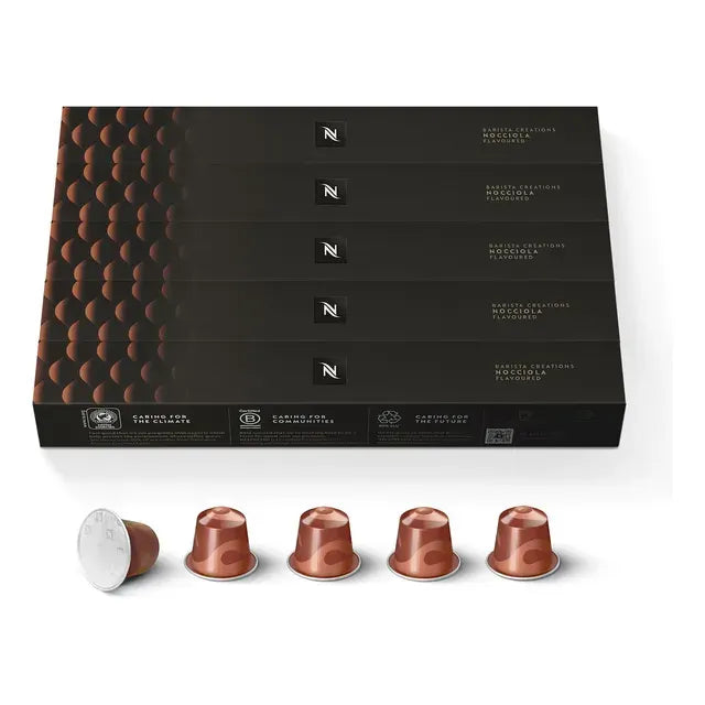 Nespresso Nocciola – Hazelnut Flavored Coffee Pods | Pack of 10