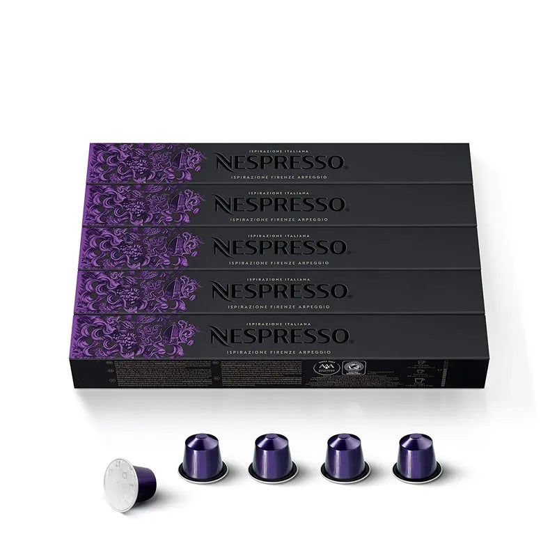 Nespresso Arpeggio – Intense Dark Roast Coffee Pods | Pack of 10